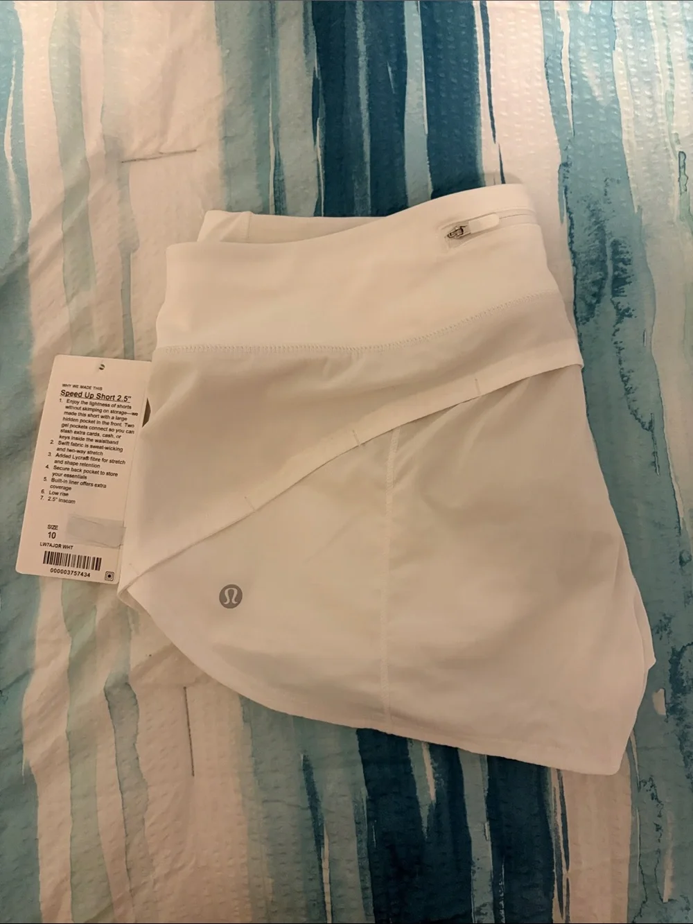 NWT Lululemon Speed Up Low-Rise Lined Short 2.5